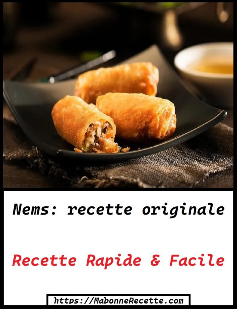 Nems recette originale