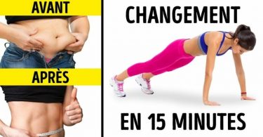 5 Exercices par jours pour changer ton corps en seulement 15 minutes !