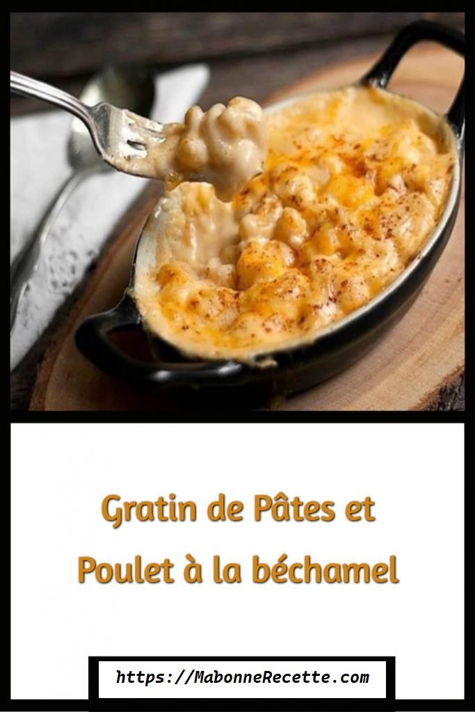 Gratin de Pâtes et Poulet à la sauce béchamel