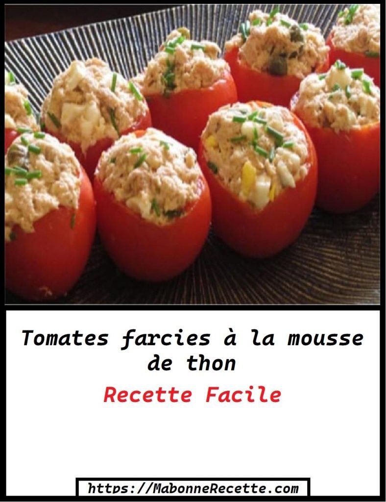 Tomates farcies à la mousse de thon