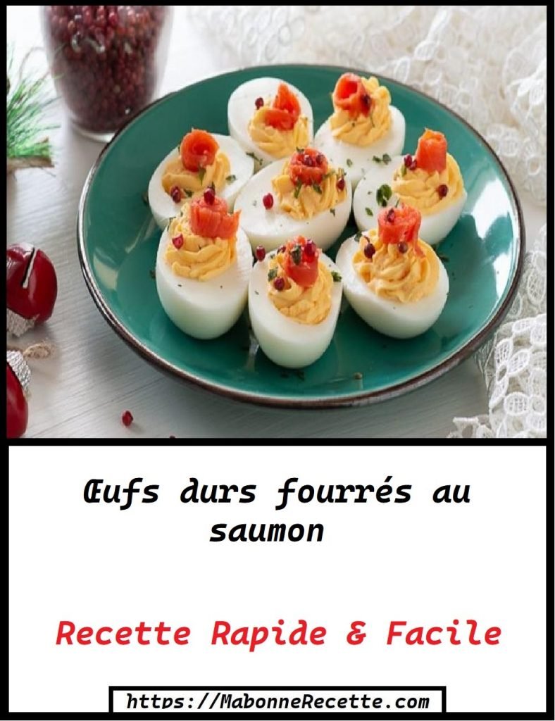 Œufs durs fourrés au saumon