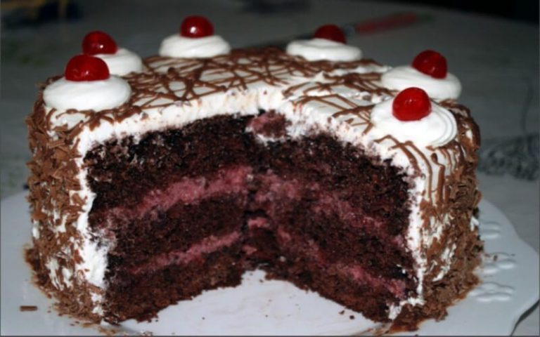 Gâteau Forêt-Noire sublime