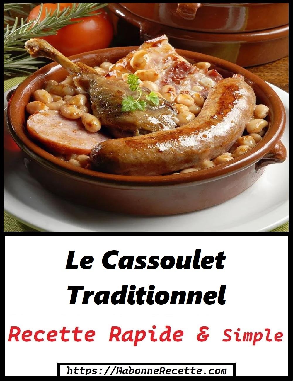 Cassoulet à L'ancienne - Ma Bonne Recette