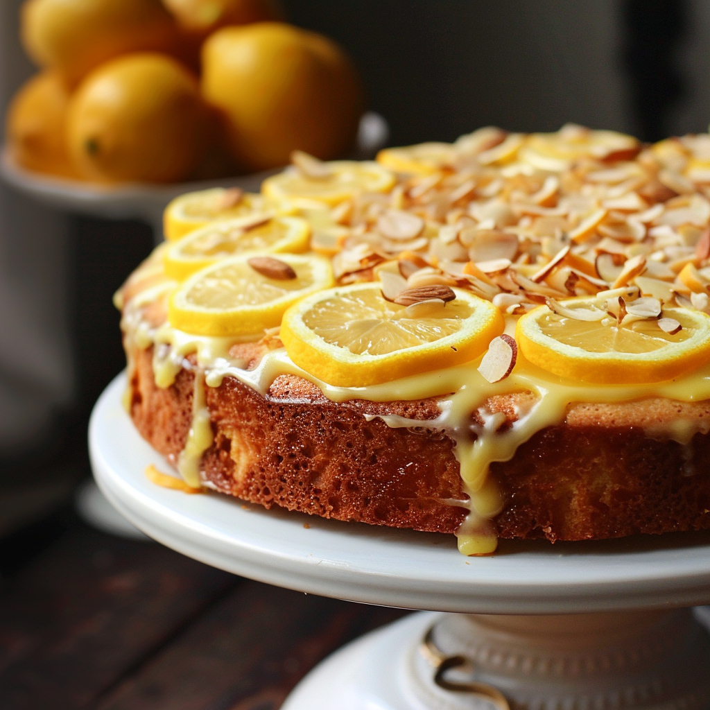 Cake au citron et amandes